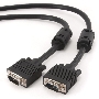 Кабель Gembird/Cablexpert CC-PPVGA-10, Кабель VGA Premium 15M/15M, 3.0м, белый, тройной экран, феррит.кольца