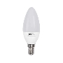 Лампа светодиодная PLED-SP C37 7Вт свеча 5000К холод. бел. E14 560лм 230В JazzWay 1027832-2