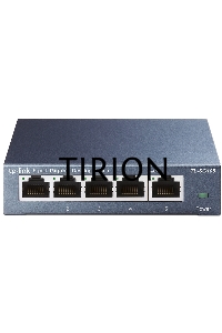 Коммутатор TP-Link SOHO TL-SG105 5-port Desktop Gigabit Switch, 5 10/100/1000M RJ45 ports, metal case