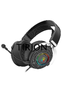 Наушники с микрофоном A4Tech Bloody G535P черный/серебристый 2м мониторные оголовье (G535P 4PIN+USB/BLACK+SILVER)