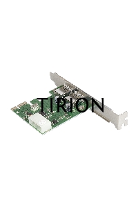 Контроллер ExeGate EXE-319 PCI-E 2.0, 2*USB3.0 ext, разъем доп.питания (OEM)