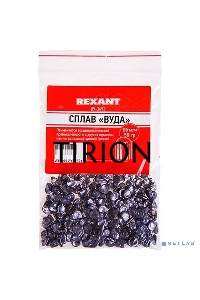 Припой «Сплав Вуда» Rexant, 50 г, (олово 12.5%, свинец 25%, Висмут 50%, Кадмий 12.5%), баночка
