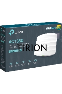 Точка доступа AC1350 Wireless MU-MIMO Gigabit Ceiling Mount Access Point, 450Mbps at 2.4GHz + 867Mbps at 5GHz, 802.11a/b/g/n/ac wave 2, Beamforming, Airtime Fairness, MU-MIMO, 802.3af Standard PoE and Passive PoE (Passive POE Adapter included), no more DC