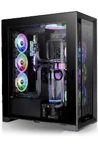 Компьютерный корпус Thermaltake CTE T500 TG ARGB черный без БП ATX 3x140mm 2xUSB3.0 1xUSB3.1 audio bott PSU