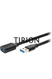 Кабель удлинительный USB3.0 Am-Af 5m Telecom черный (TUS708-5M)