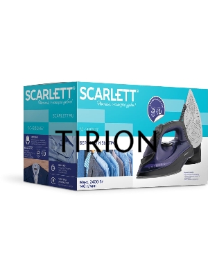 Утюг Scarlett SC-SI30K57 2400Вт черный/фиолетовый