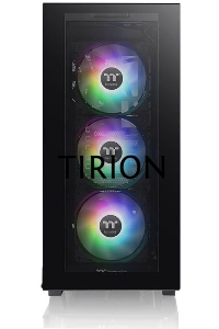 Компьютерный корпус Thermaltake Divider 300 TG ARGB черный без БП ATX 2x120mm 2xUSB3.0 audio front door bott PSU