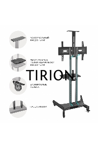 Мобильная стойка ONKRON TS1551 черный