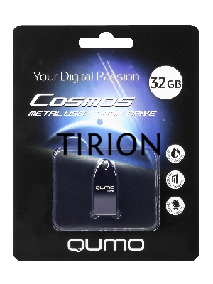 Флеш диск USB 2.0 QUMO 32GB Cosmos QM32GUD-Cos-d Dark
