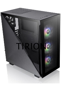Компьютерный корпус Thermaltake Divider 300 TG ARGB черный без БП ATX 2x120mm 2xUSB3.0 audio front door bott PSU
