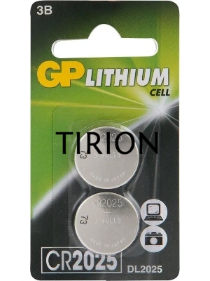 Батарея GP Lithium CR2025 (2шт) блистер