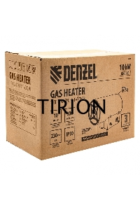 Газовая тепловая пушка GHG-10, 10 кВт, 300 м3/ч, пропан-бутан Denzel