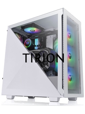 Компьютерный корпус Thermaltake Divider 300 TG ARGB белый без БП ATX 2x120mm 2xUSB3.0 audio front door bott PSU