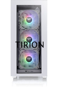 Компьютерный корпус Thermaltake Divider 300 TG ARGB белый без БП ATX 2x120mm 2xUSB3.0 audio front door bott PSU