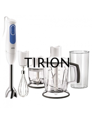 Блендер погружной Braun MQ3045 APERITIVE 700Вт белый/синий