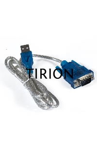 Кабель-адаптер Exegate EX284950RUS  USB 2.0-RS232 ExeGate EX-UAS-0.8 (Am/DB9M, 0,8м, крепеж разъема - винты)