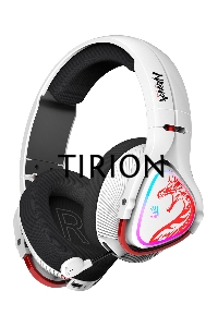 Наушники с микрофоном A4Tech Bloody MR720 белый/красный мониторные BT/Radio оголовье (MR720 NARAKA)
