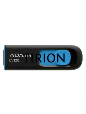Флеш диск ADATA Flash Drive 64Gb UV128 AUV128-64G-RBE {USB3.0, BLACK/BLUE}