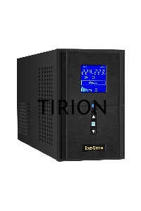 Источник бесперебойного питания (инвертор, синус, для котла) ExeGate SineTower SN-1000.LCD.AVR.2SH.1C13.USB <1000VA/800W, чистая синусоида, LCD дисплей, AVR, 2*Schuko+1*C13, USB, линейно-интерактивный, Black>