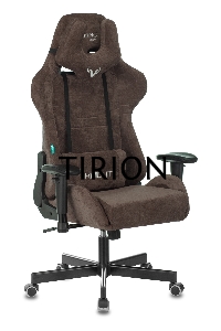 Кресло игровое Бюрократ VIKING KNIGHT LT10 FABRIC коричневый крестовина металл/пластик