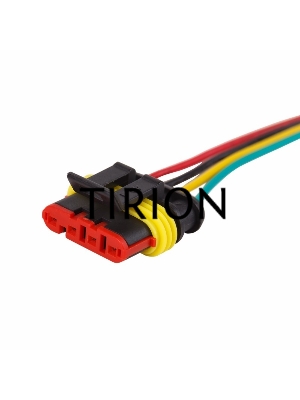 DJ7031-1.5-21 автомобильный разъем гнездо с проводом 20 см  (3-контактный)