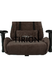 Кресло игровое Бюрократ VIKING KNIGHT LT10 FABRIC коричневый крестовина металл/пластик