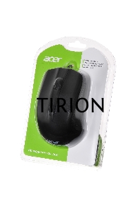 Мышь проводная Acer OMW010 черный, 1200 dpi, USB, кнопки - 3