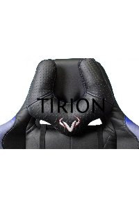 Кресло игровое Бюрократ VIKING 5 AERO BLUE черный/синий искусственная кожа