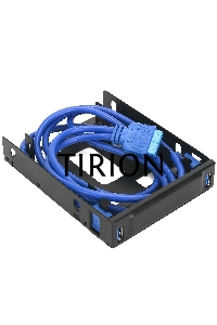 Панель с двумя портами USB 3.0 в слот 3.5 компьютерного корпуса и слот 2*2.5 CMU3-B3