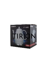 Чайник электрический Centek CT-0064 2.0л, 2150W, супербелая керамика, рельефный корпус