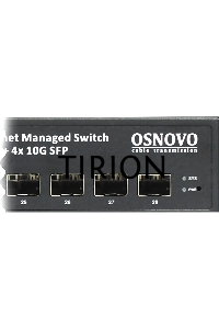 Гигабитный L3 PoE коммутатор на 28 портов, 24 *10/100/1000 Base-T PoE, 4*10G SFP+ Uplink, PoE на порт до 30W, суммарно до 400W OSNOVO
