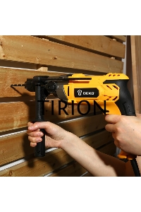 Дрель Deko DKID1500W, 1500 Вт, сетевая, ударная
