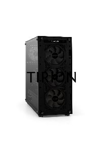Компьютерный корпус Miditower ExeGate i3 BASE-EVO800 (ATX, БП EVO800RGB с вент. 12 см, с окном, 1*USB+1*USB3.0, аудио, 4 вент. 12см с RGB подсветкой)