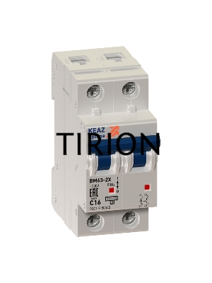 Выключатель автоматический модульный 2п C 40А 6кА OptiDin BM63-2C40-УХЛ3 КЭАЗ 260606