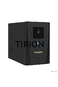 Источник бесперебойного питания ExeGate SpecialPro UNB-1000.LED.AVR.1SH.2C13.RJ.USB <1000VA/550W, LED, AVR,1*Schuko+2*C13, RJ45/11,USB, металлический корпус, Black>