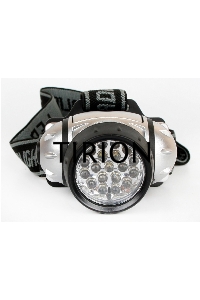 Фонарь ULTRAFLASH LED5353налобн металлик 19led 4 реж 3xr03 пласт коробка