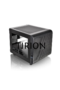 Компьютерный корпус Thermaltake Case Tt Core V21 CA-1D5-00S1WN-00  mATX/ win/ black/ USB3.0/ no PSU