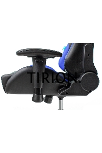 Кресло игровое Бюрократ VIKING 5 AERO BLUE черный/синий искусственная кожа