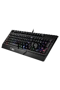 Клавиатура MSI VIGOR GK20 RU черный USB Multimedia for gamer LED (подставка для запястий)