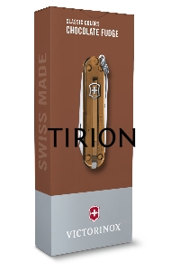 Нож перочинный Victorinox Classic Chocolate Fugde (0.6223.T55G) 58мм 7 функций карт.коробка