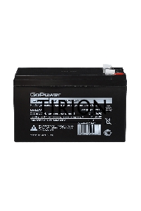 Аккумулятор свинцово-кислотный GoPower LA-1270 12V 7Ah клеммы T2/ F2 (1/5)