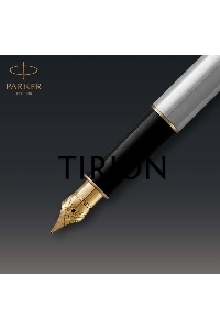 Ручка перьевая Parker Sonnet Core F527 (CW1931504) Stainless Steel GT F сталь нержавеющая подар.кор.