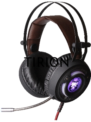 Игровая стереогарнитура QUMO AVALON GHS006 Avalon , подсветка, интерфейс USB + 3.5 jack