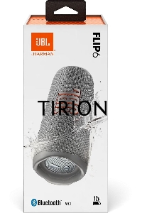 Портативная акустика JBL Flip 6 серый, Bluetooth 5.1
