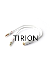 Кабель аудио Cablexpert CCAB-02-35F2M-0.2MB. 3.5 Jack 4pin(F)/2х 3.5 Jack(M) наушники и микрофон, черный, 0.2м, блистер