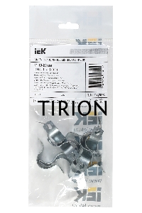 Скоба IEK CMAT11-19-010 двухлапковый 19мм оцинкованная сталь белый (упак.:10шт)