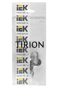 Скоба IEK CMAT11-19-010 двухлапковый 19мм оцинкованная сталь белый (упак.:10шт)