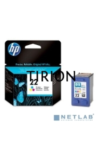 Картридж струйный HP 22 C9352AE многоцветный для HP DJ 3920/3940/PSC 1410 (165стр.)