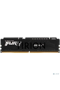 Оперативная память Kingston Fury Beast, DDR5, 32GB (1x32GB), 5600MHz, CL40, с радиаторами, черный