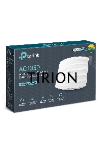 Точка доступа AC1350 Wireless MU-MIMO Gigabit Ceiling Mount Access Point, 450Mbps at 2.4GHz + 867Mbps at 5GHz, 802.11a/b/g/n/ac wave 2, Beamforming, Airtime Fairness, MU-MIMO, 802.3af Standard PoE and Passive PoE (Passive POE Adapter included), no more DC